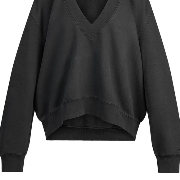SKIMS Washed Onyx V-Neck Sweater -Boyfriend- XL - Picture 9 of 9